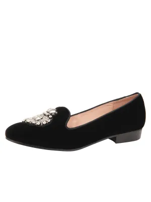 Sophia Smoking Slipper Flat