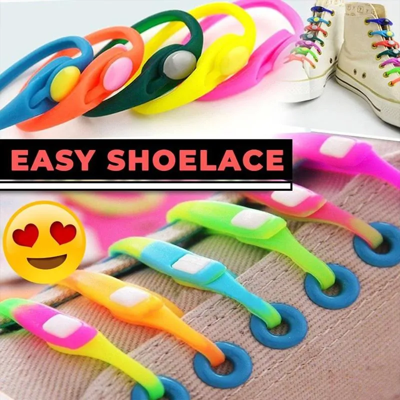 12PCS Easy Shoelaces (ONE Size Fits ALL)