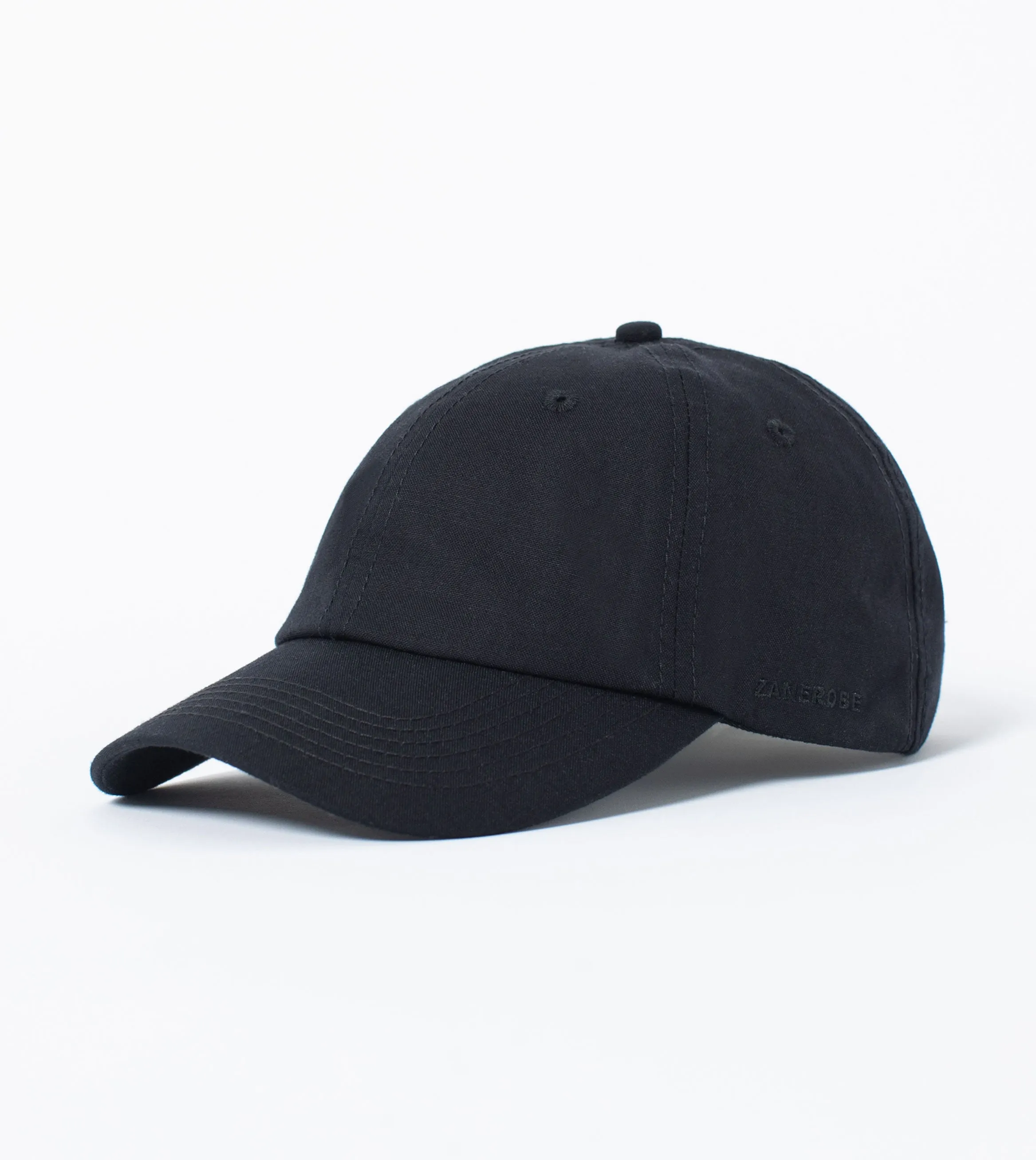 6 Panel Cap Black