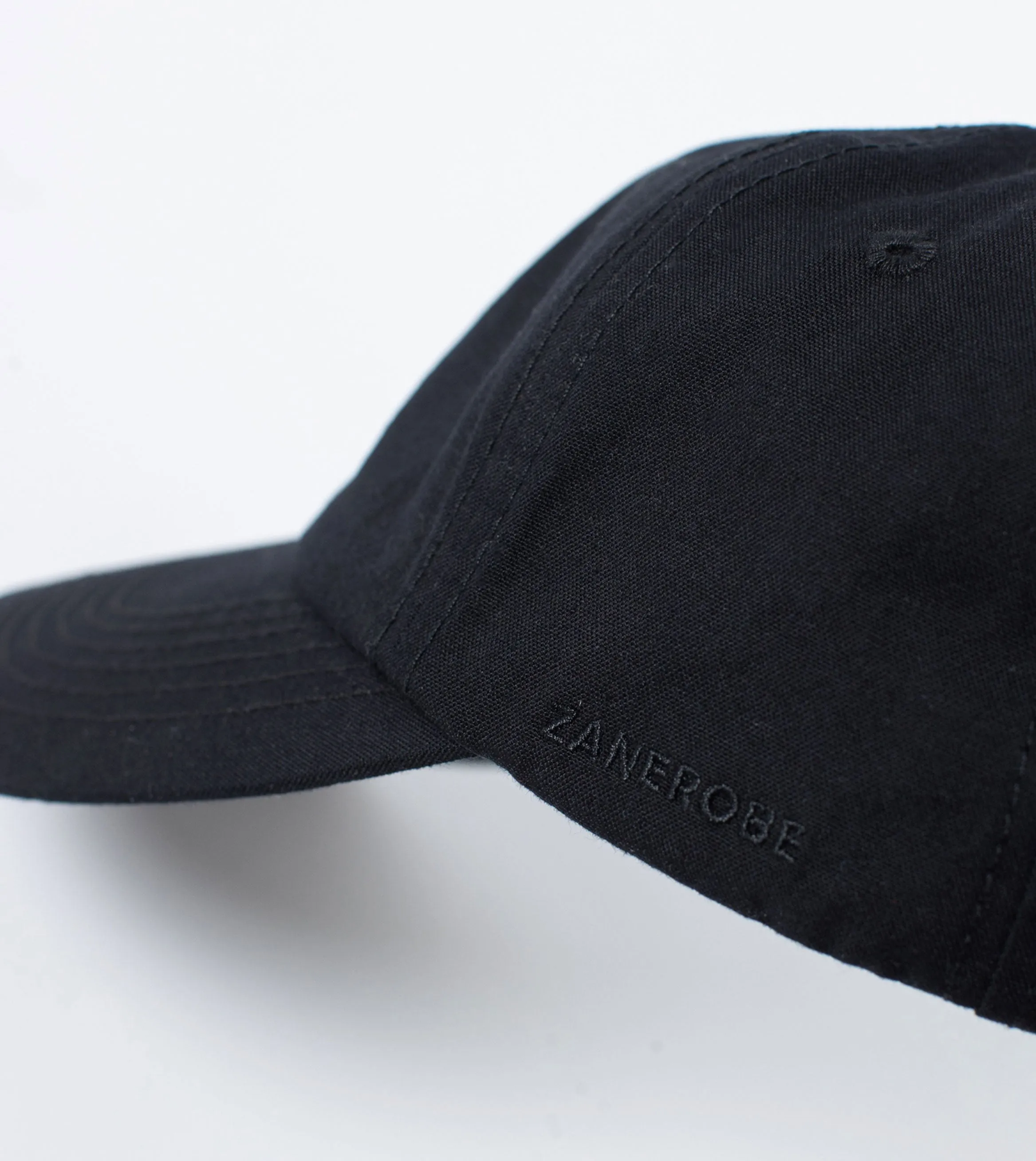 6 Panel Cap Black