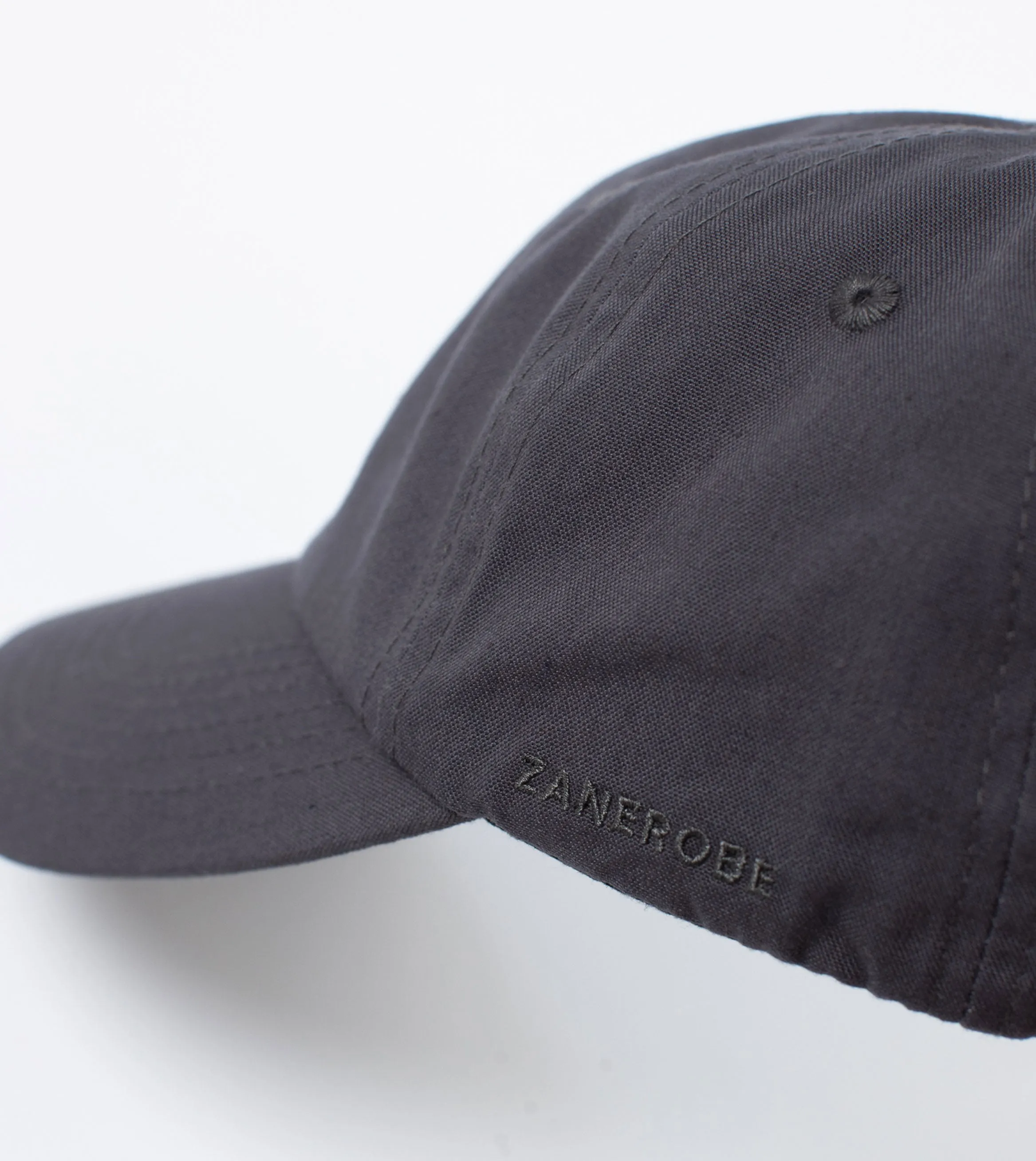 6 Panel Cap Dk Grey