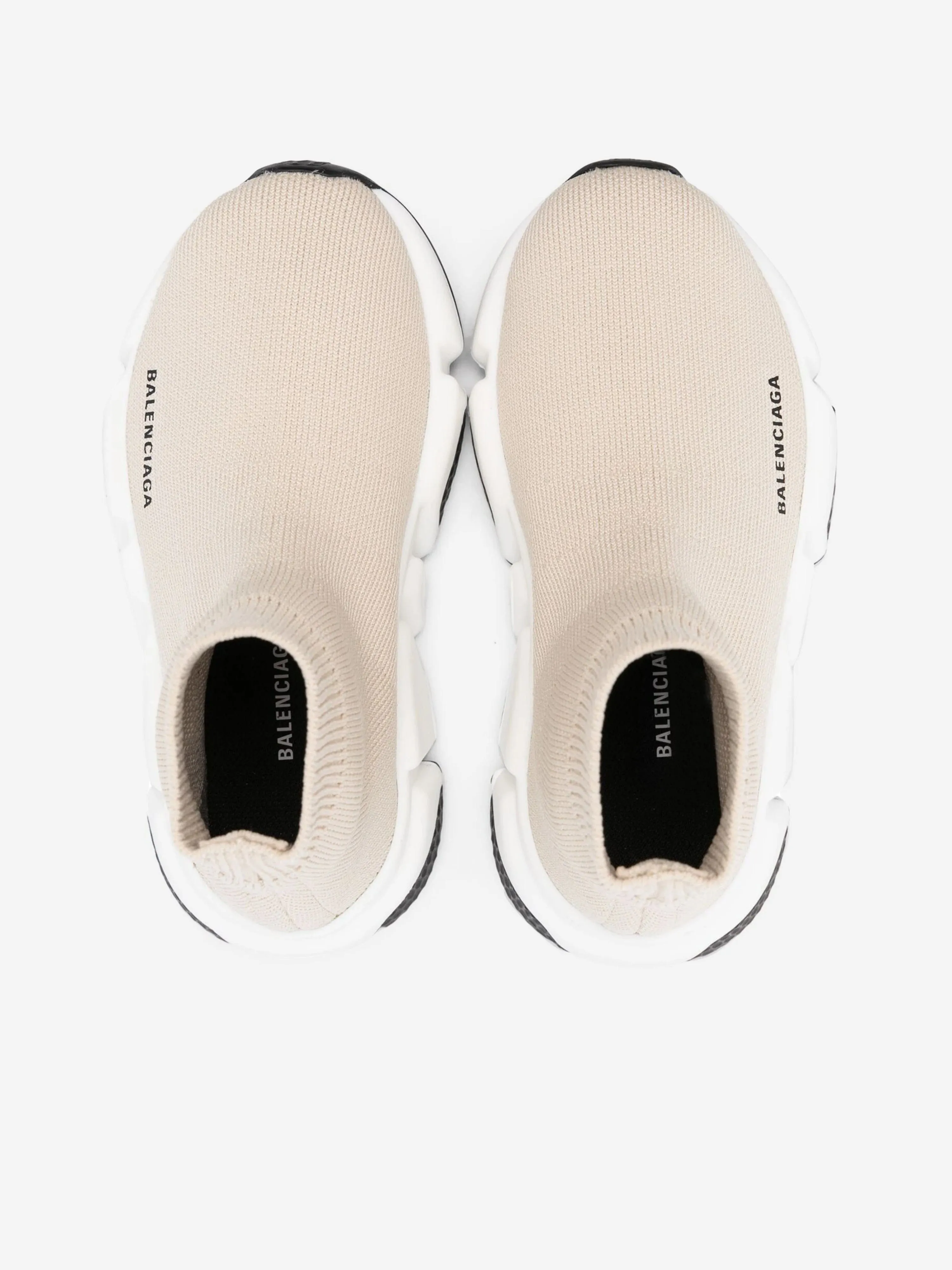 Balenciaga Kids Speed Trainers in Beige