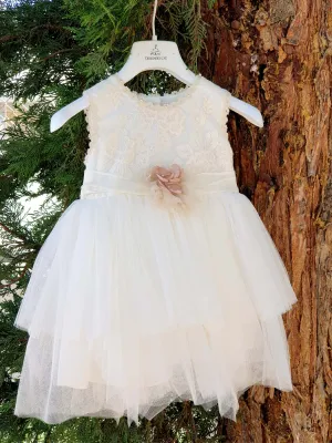 Baptism lace dress -ALAIA