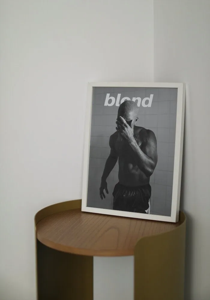 Black And White Blond Frank Ocean Poster PRINTABLE WALL ART, Hypebeast Poster, Urban Street Style Wall Art, Old School Hip Hop, Rapper Poster