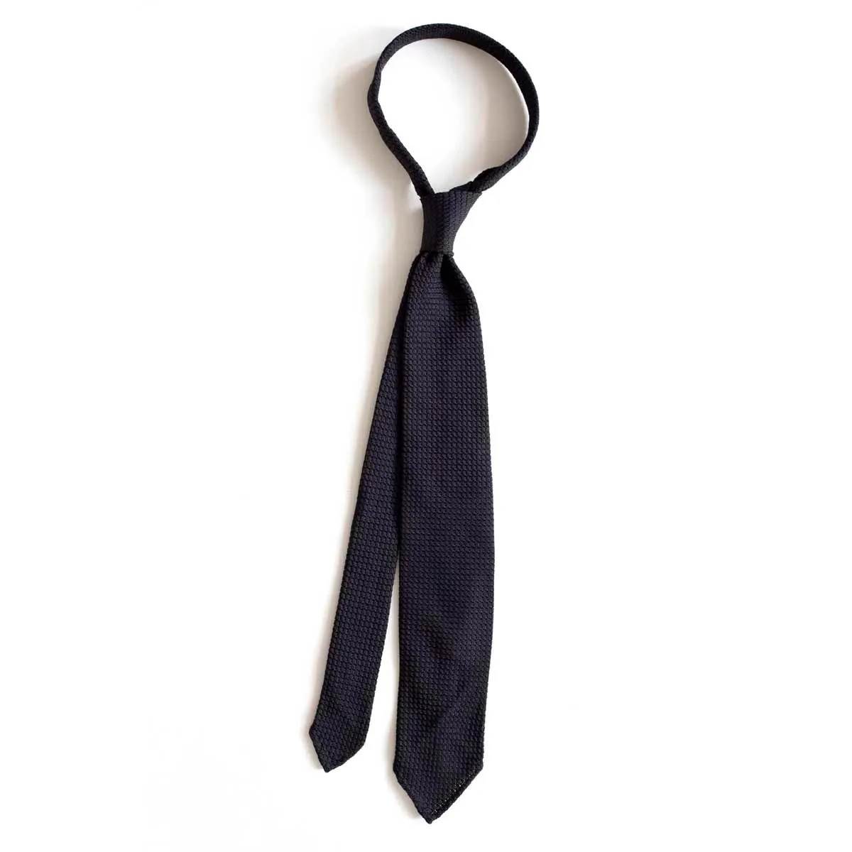 Black Grenadine Tie