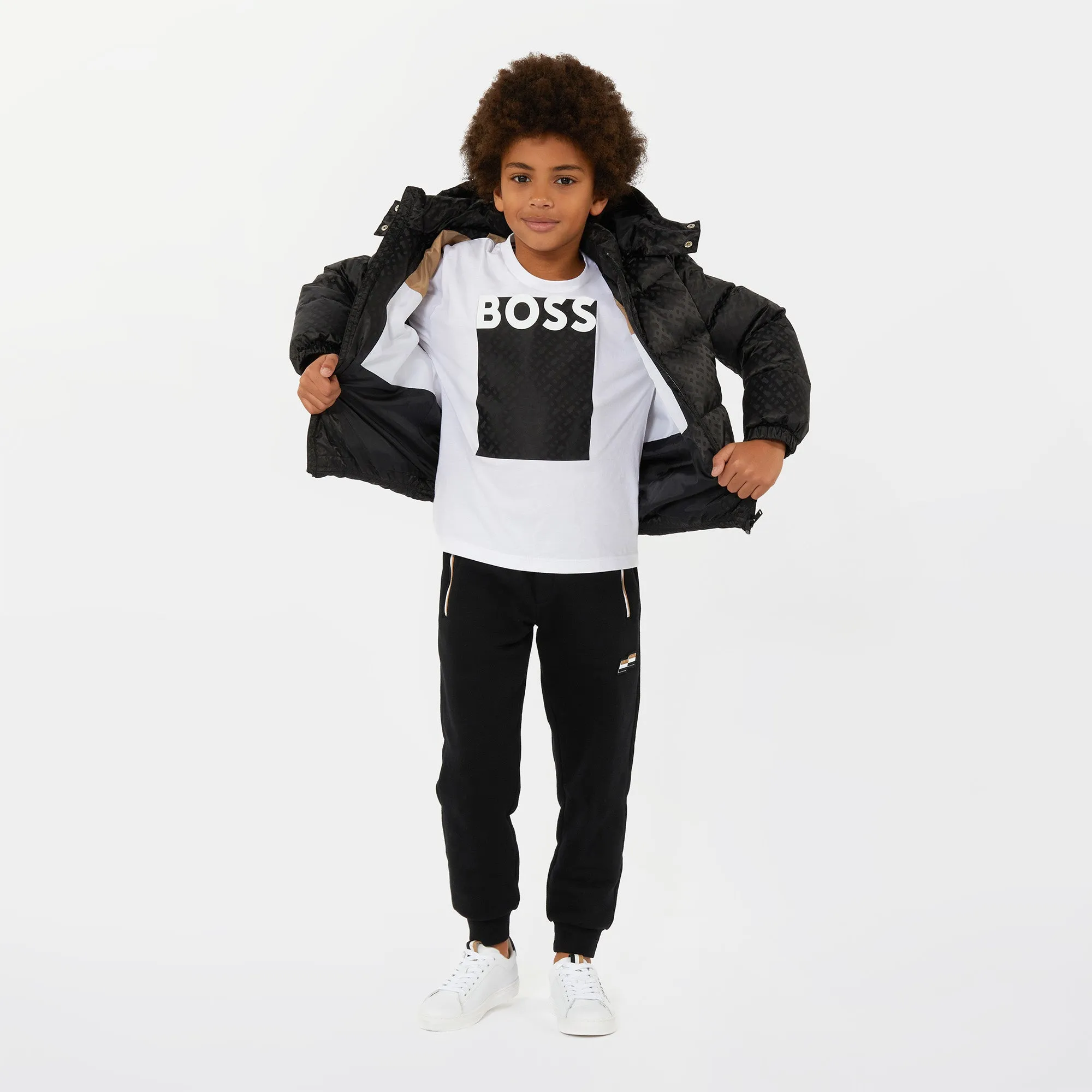 BOSS KIDSWEAR White Trainers