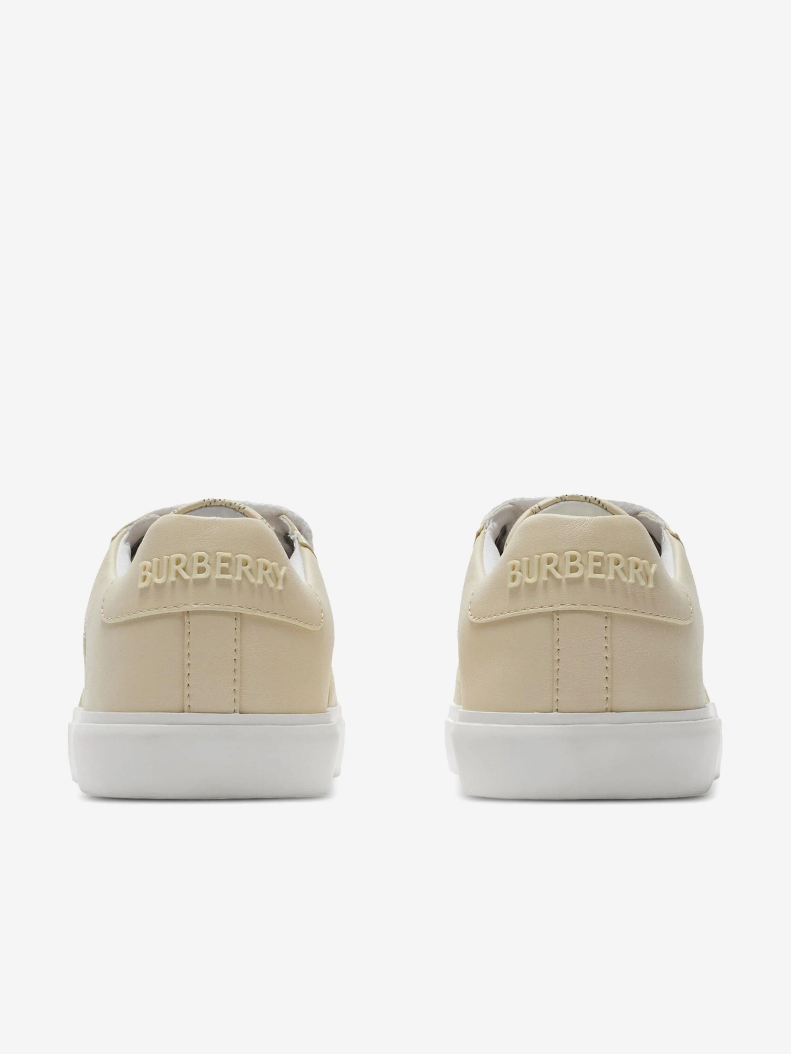 Burberry Kids Noah Trainers in Beige