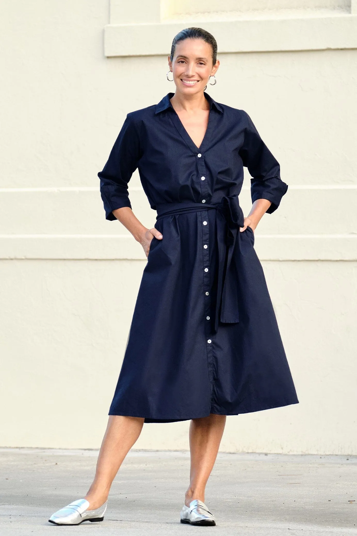 Celia Dress Navy