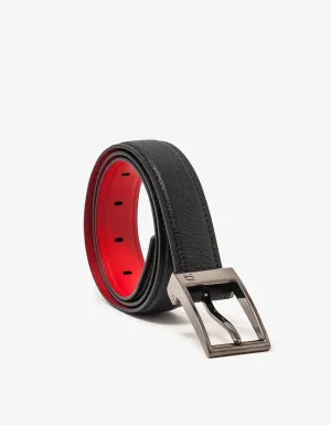 Christian Louboutin Bizbelt Empire Leather Black Belt -