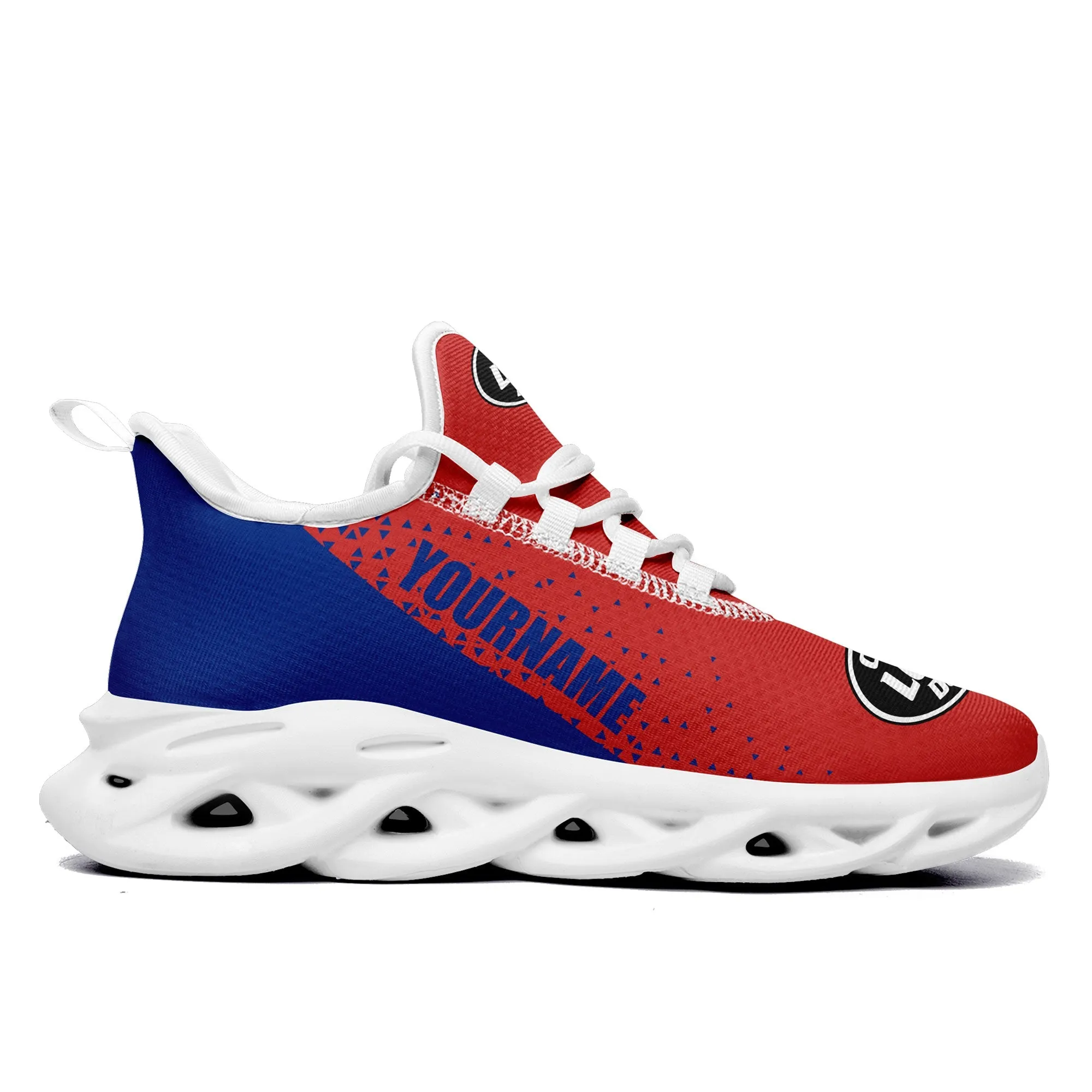 Custom Blue Red Jersey MaxSoul Shoes and Hat Combo Offer Personalized ZH-D0b008f-b