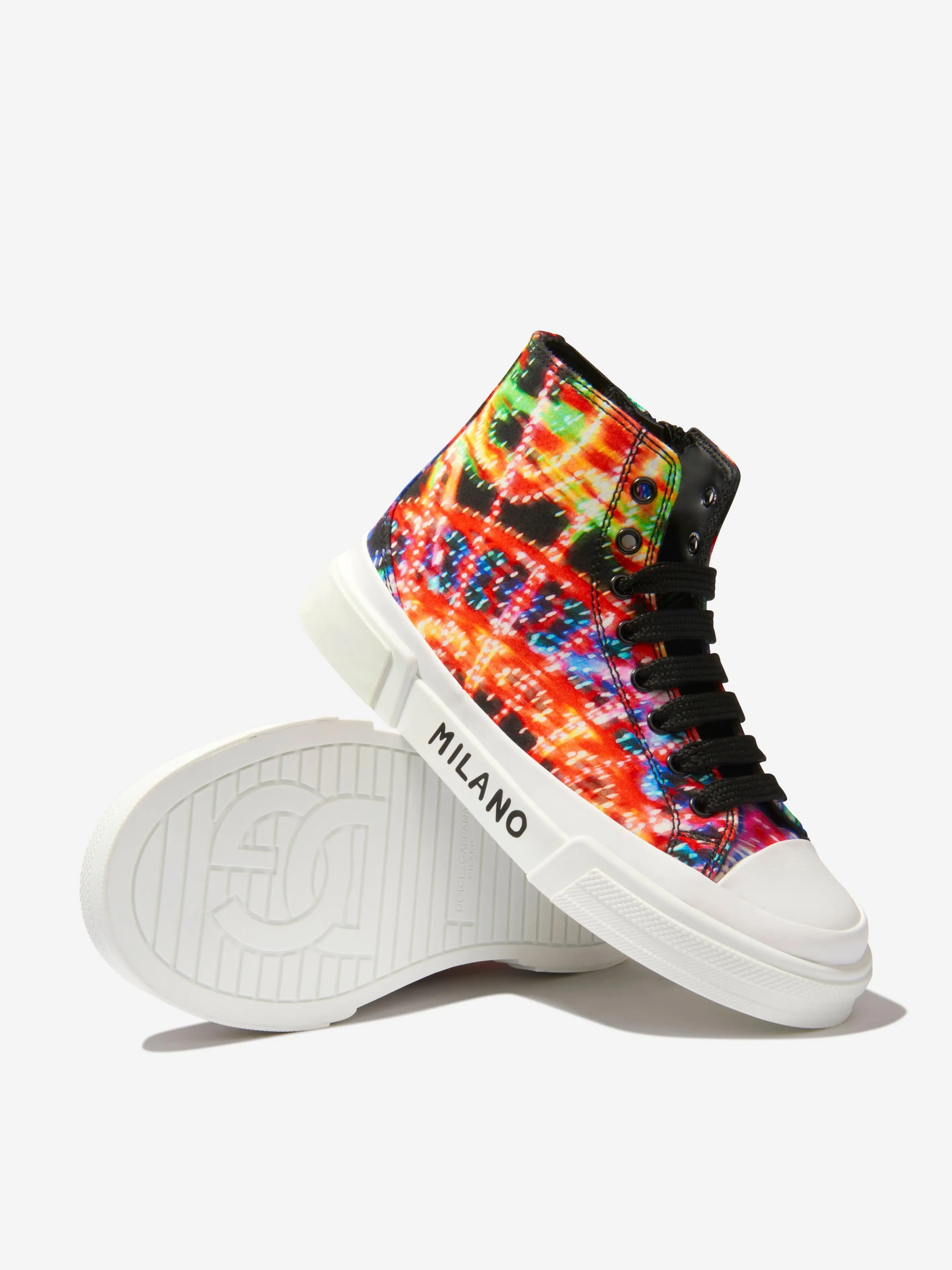 Dolce & Gabbana Boys Illuminations High Top Trainers