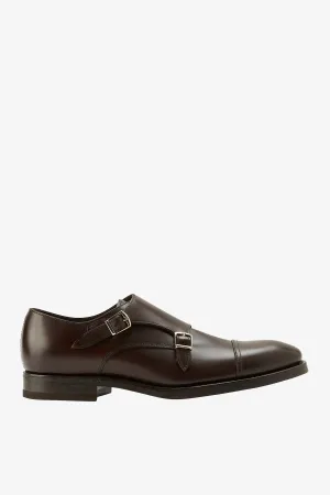 Double Monk - Dark Brown Shoe