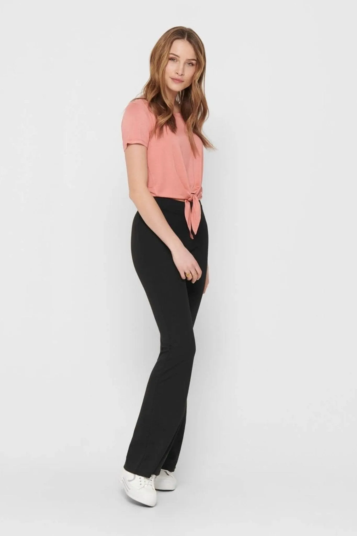 Fever Flared Trousers - Black (with width)