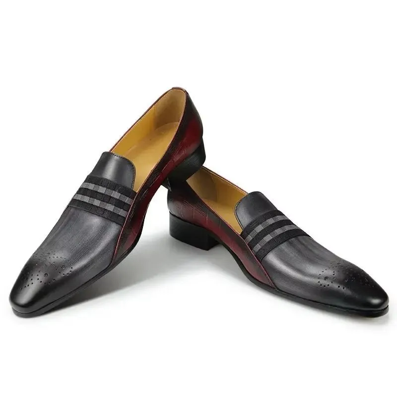 Genuine Leather Elegant Cowhide Gentleman Loafers