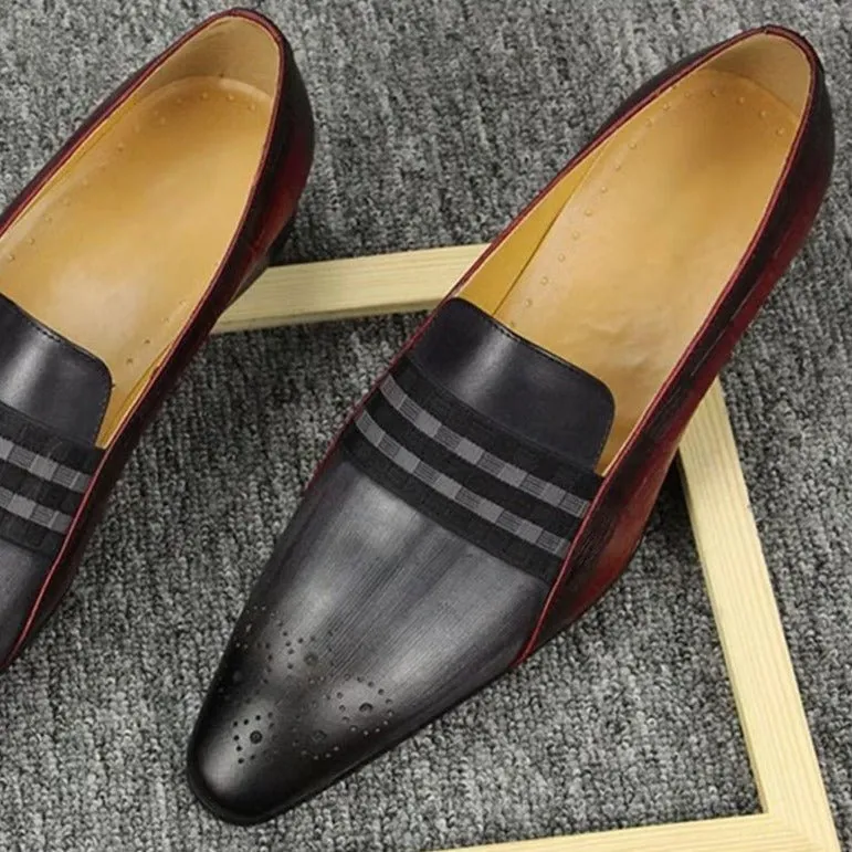 Genuine Leather Elegant Cowhide Gentleman Loafers