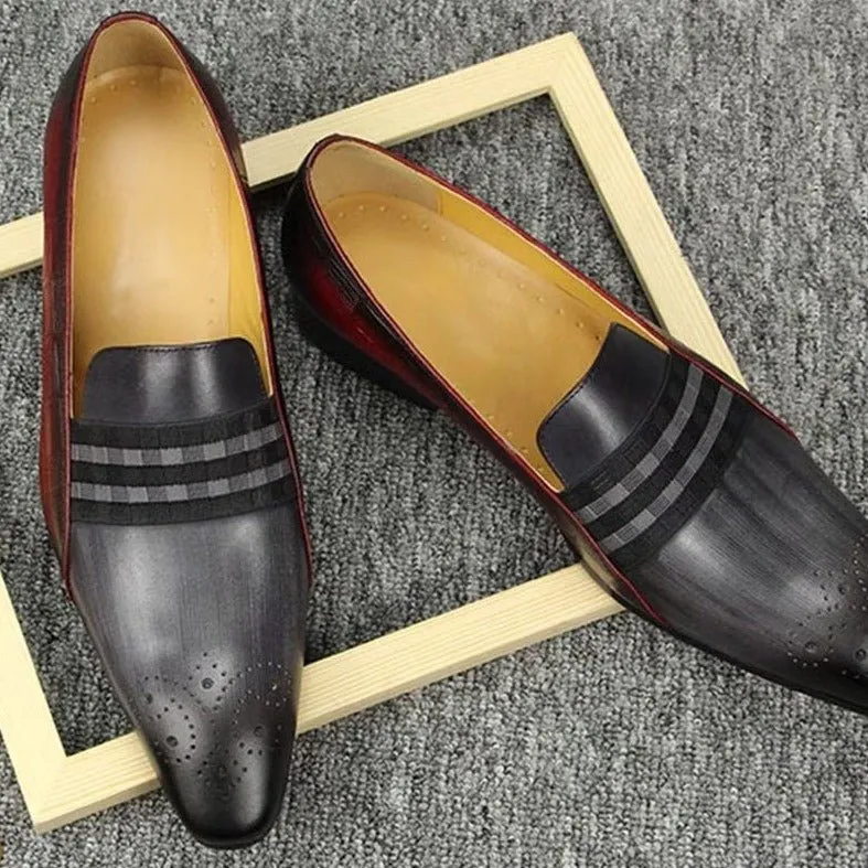 Genuine Leather Elegant Cowhide Gentleman Loafers