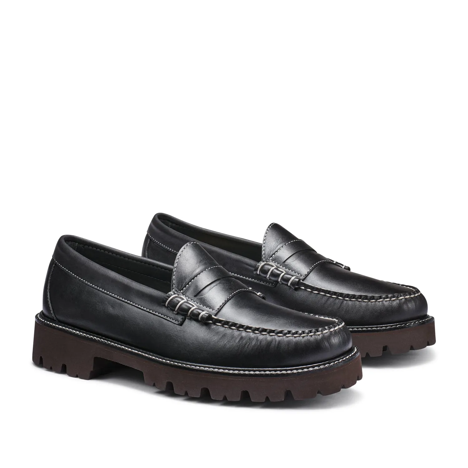 G.H. Bass Men's Larson Lug Weejun in Black