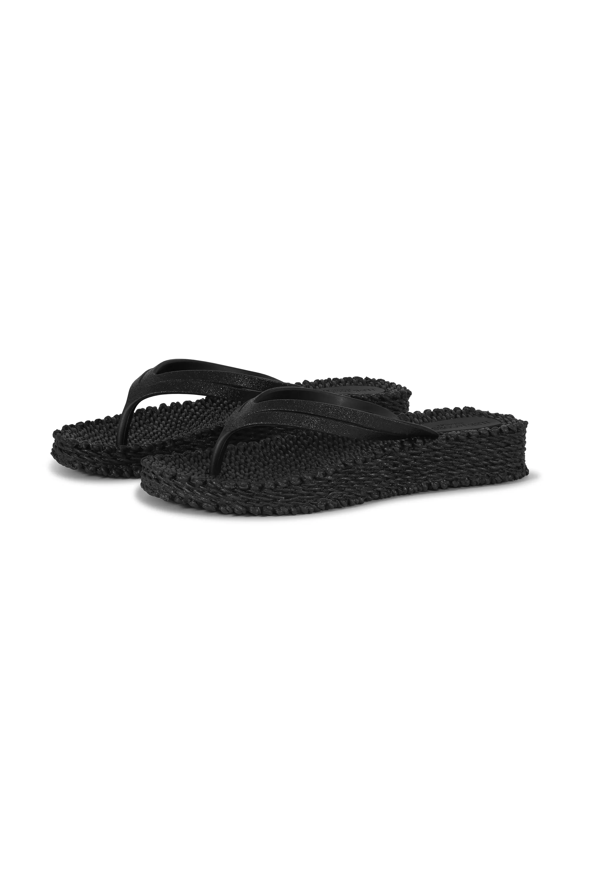 Ilse Jacobsen Hornbæk Cheerful-13 Platform Flip Flops | Black 001