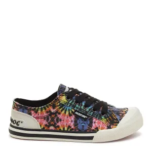 Jazzin Black Tie Dye Trainers