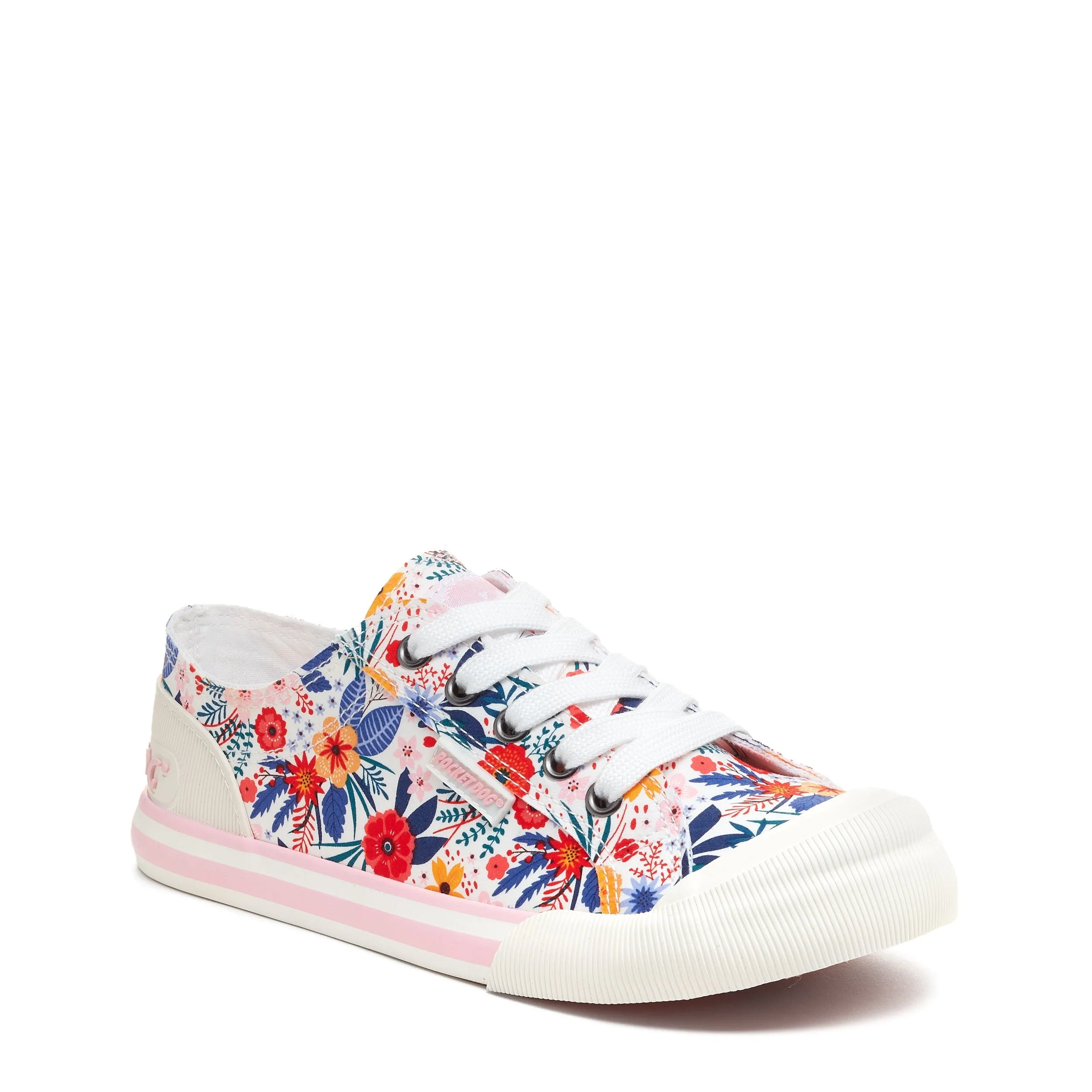 Jazzin Bright Floral Trainers