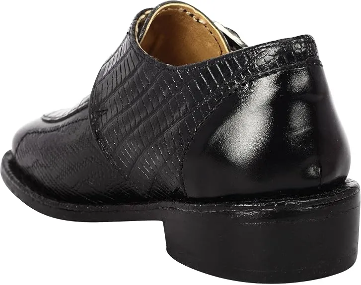 Libertyzeno Boys Black Uniform School Shoes Size 5.0 Pair of Shoes