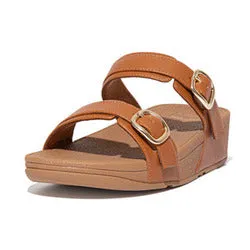 Lulu Adjust Slide Tan Fitflop