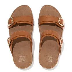 Lulu Adjust Slide Tan Fitflop