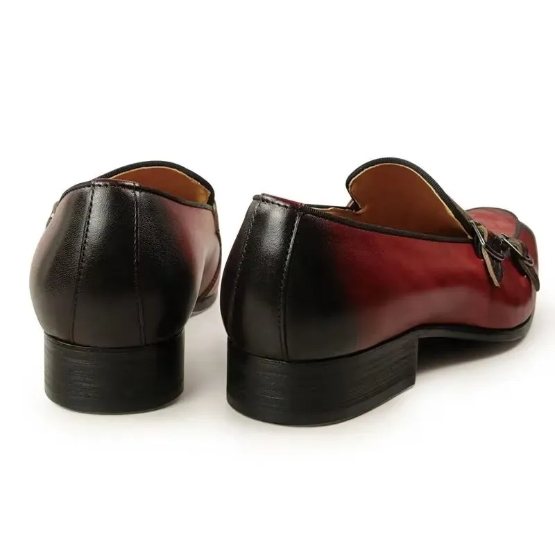 LuxCroc Exotic Metal Toe Slip-On Loafers