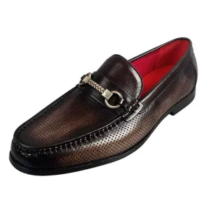 LuxLeather Elegant Genuine Leather Slip On Loafers