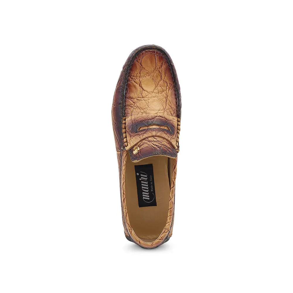 Mauri 3517/1 Dune / Gold Alligator Sprinter Driving Loafers