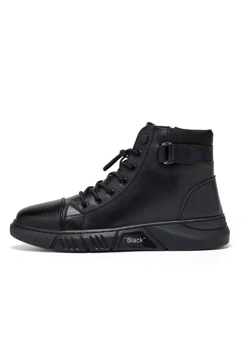 Men's High Top Lace-Up Sneakers