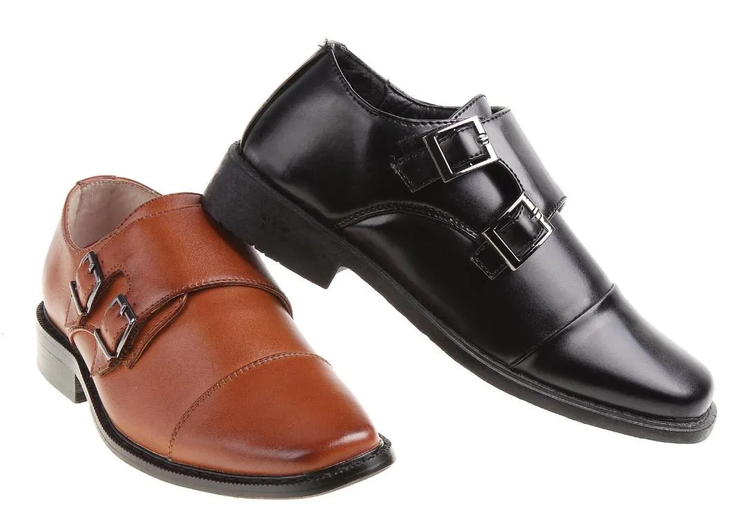 Monk Strap Oxford Loafers (Boys)