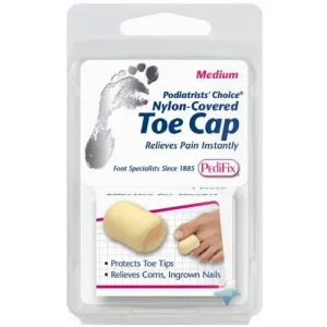 PediFix Polyfoam Nylon Covered Toe Caps 3/Pack