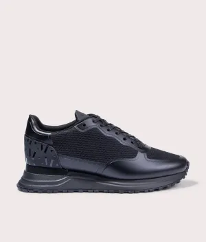 Popham 3D Fused Mesh Midnight Trainers