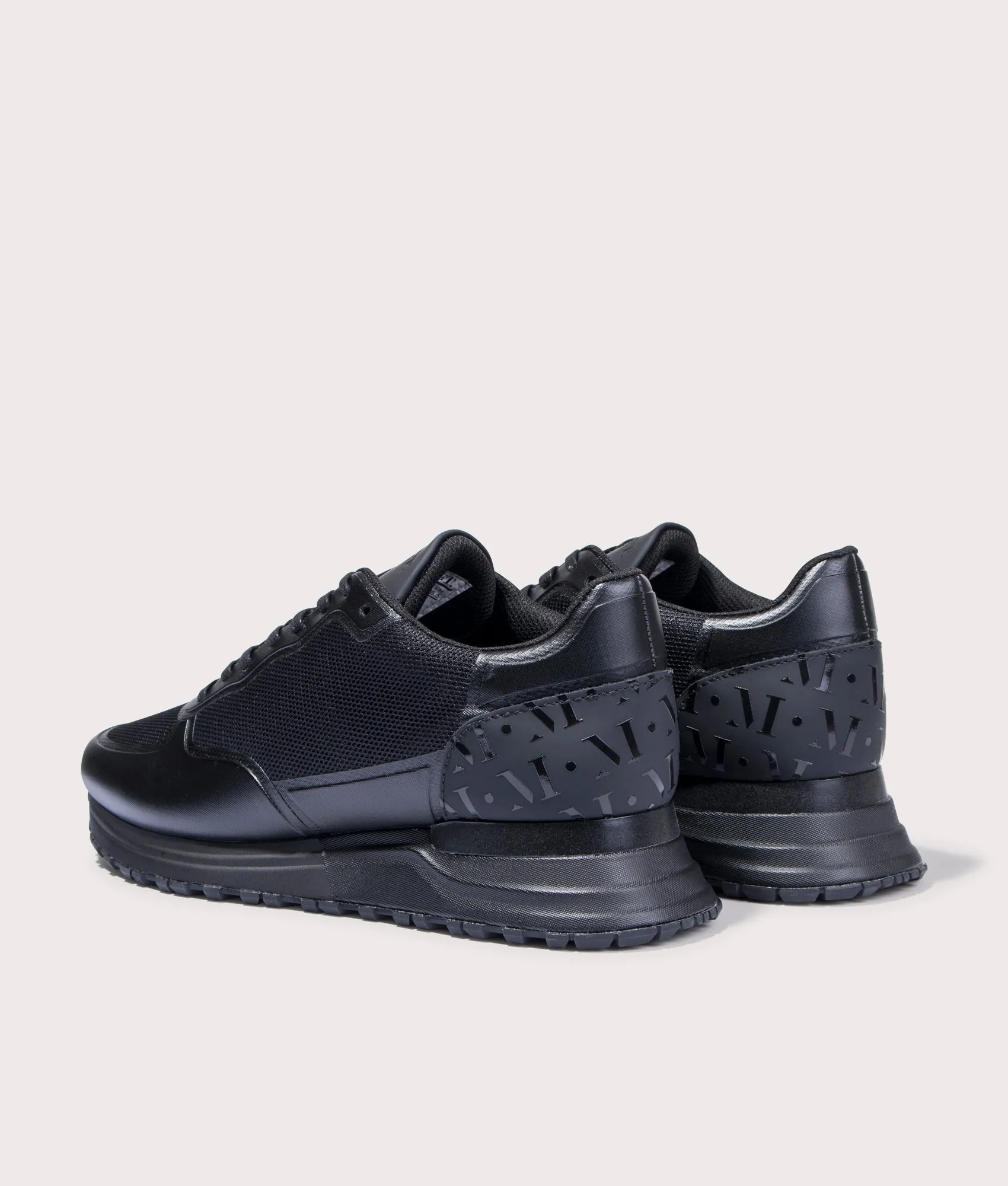 Popham 3D Fused Mesh Midnight Trainers