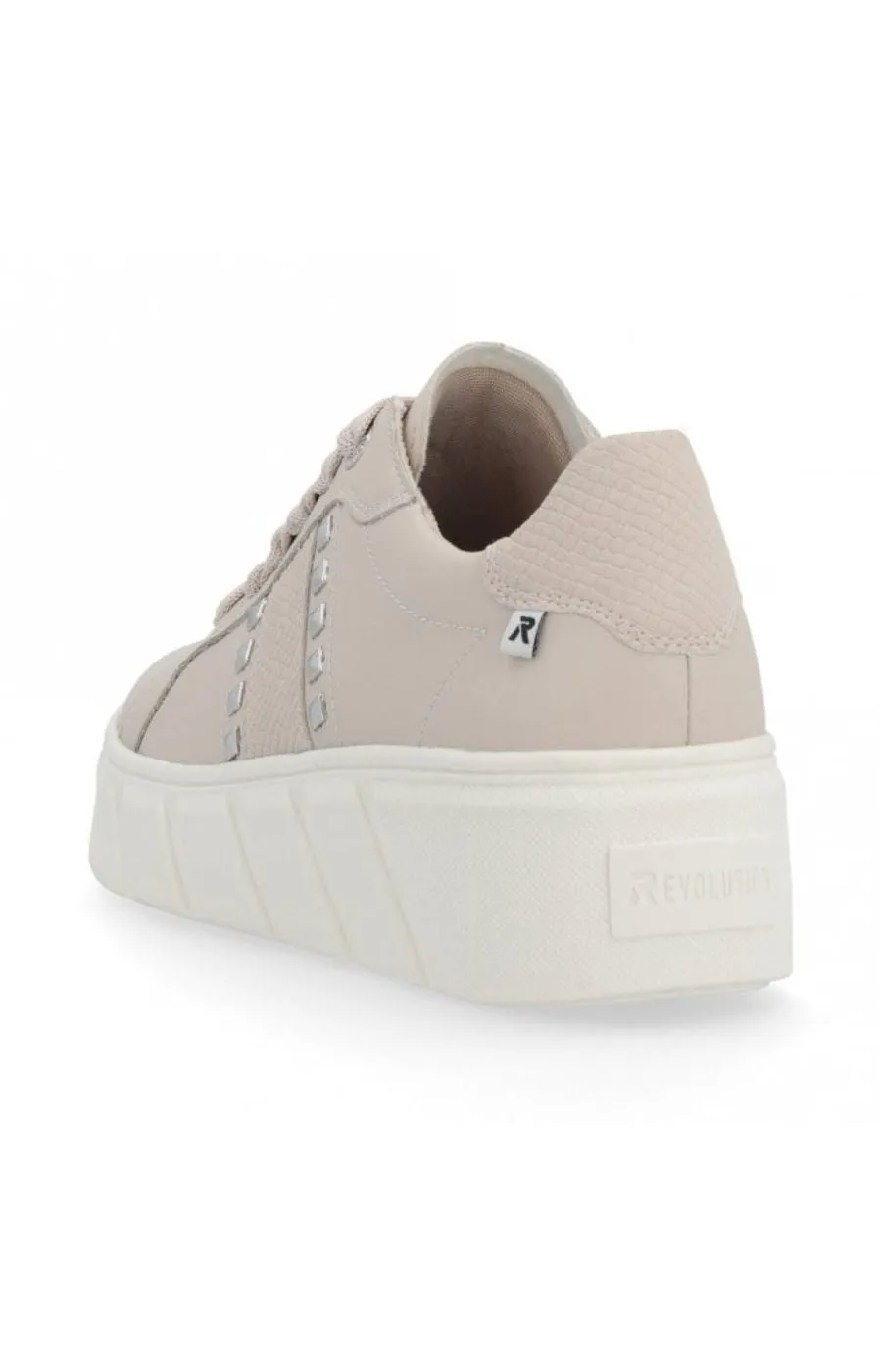 Rieker Stud Trainer in Dusty Pink