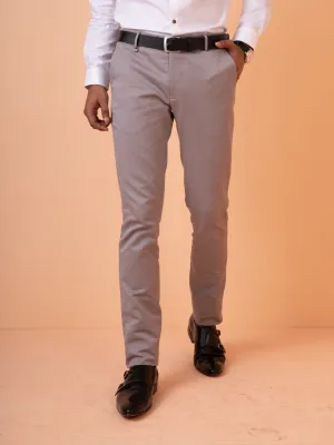 Silver Grey Expandable Chino