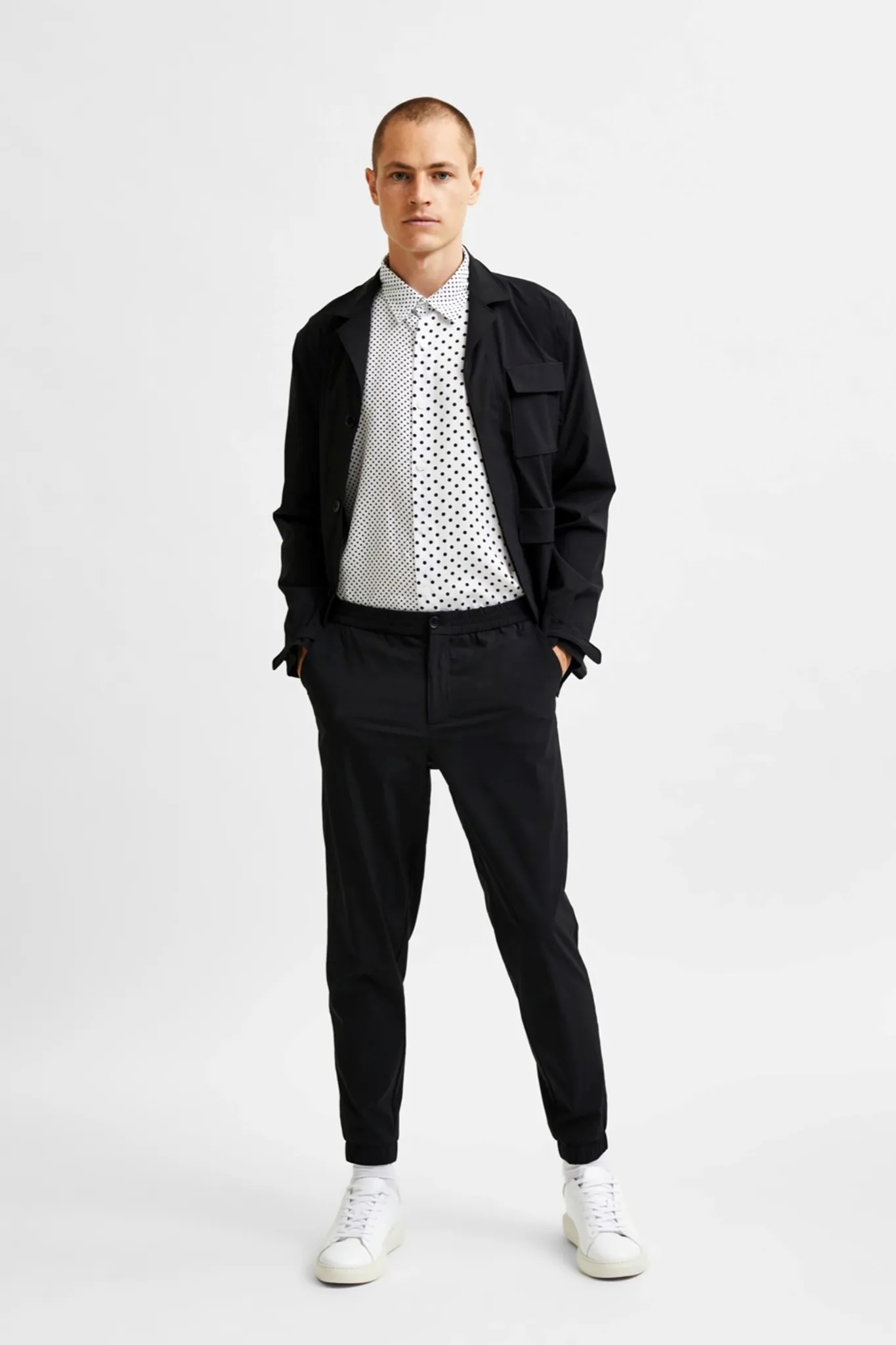 Slim Pharo Trousers - Black