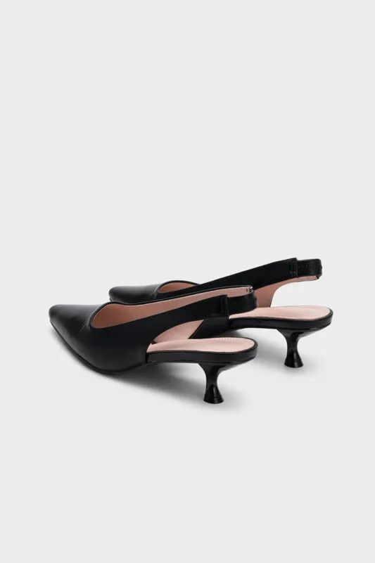 SLINGBACK COMMA SPRAY HEEL