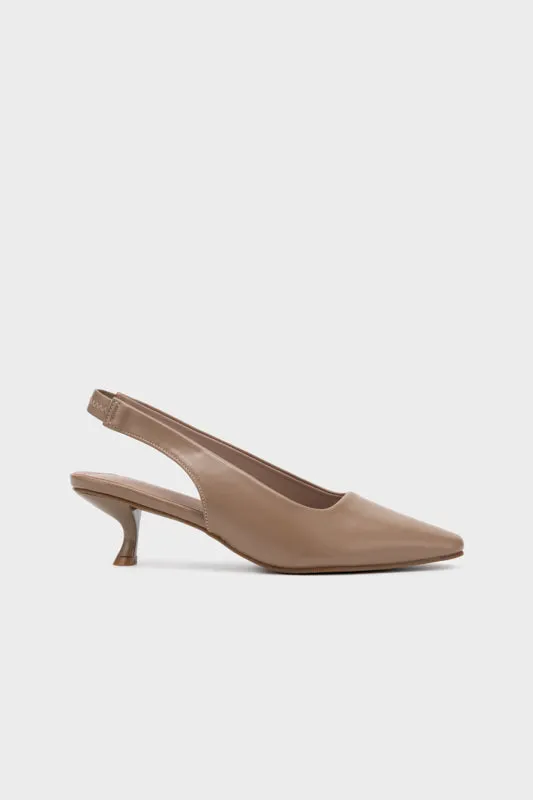 SLINGBACK COMMA SPRAY HEEL