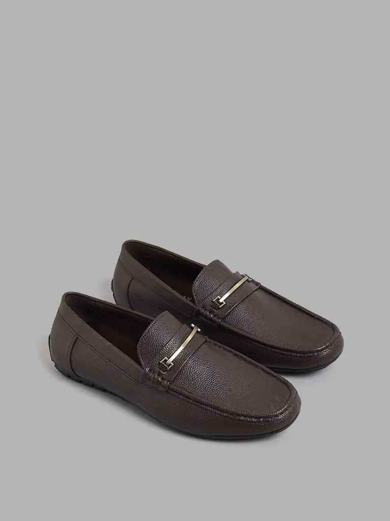 SOLEPLAY Brown Trim Loafers