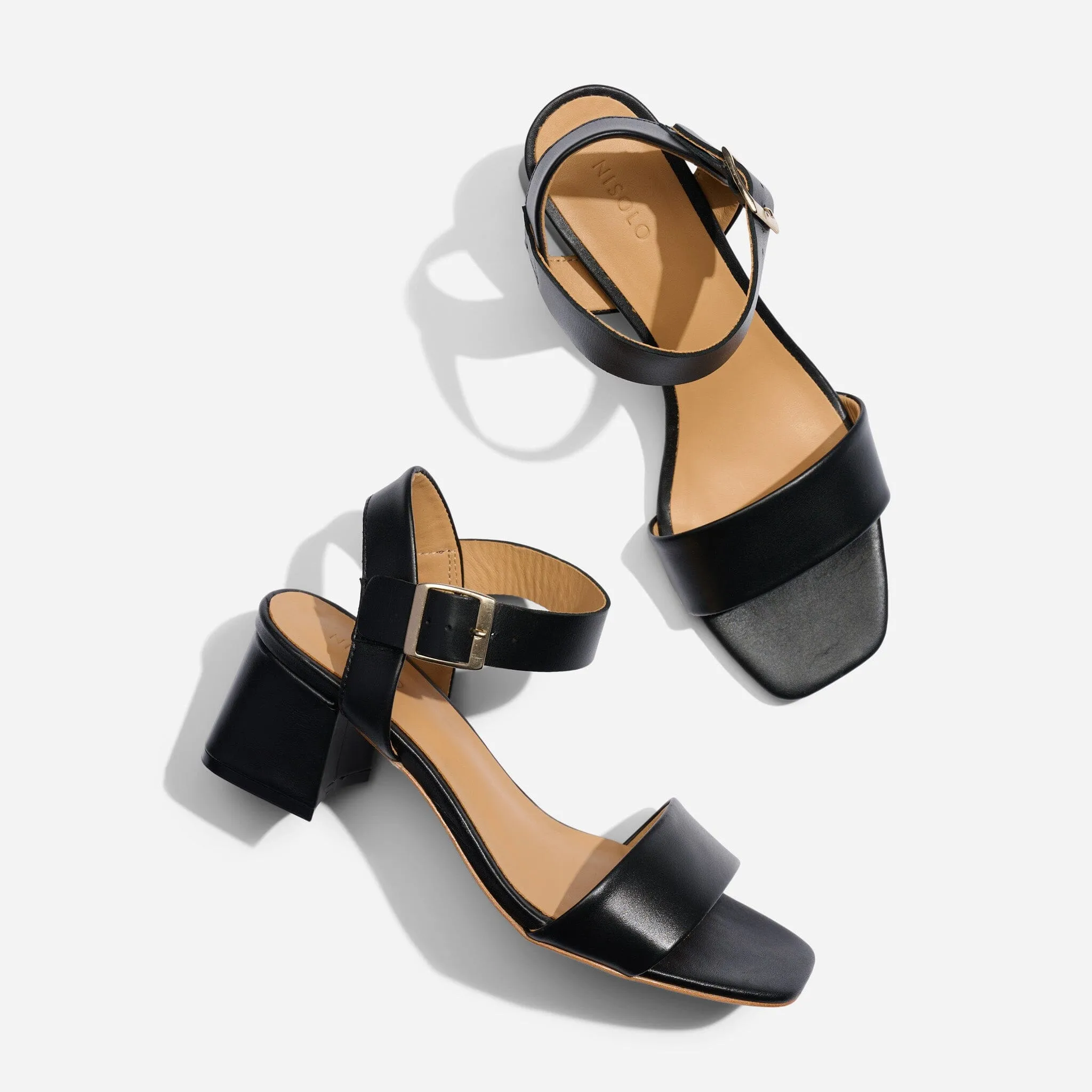 Stella Go-To Block Heel Sandal Black