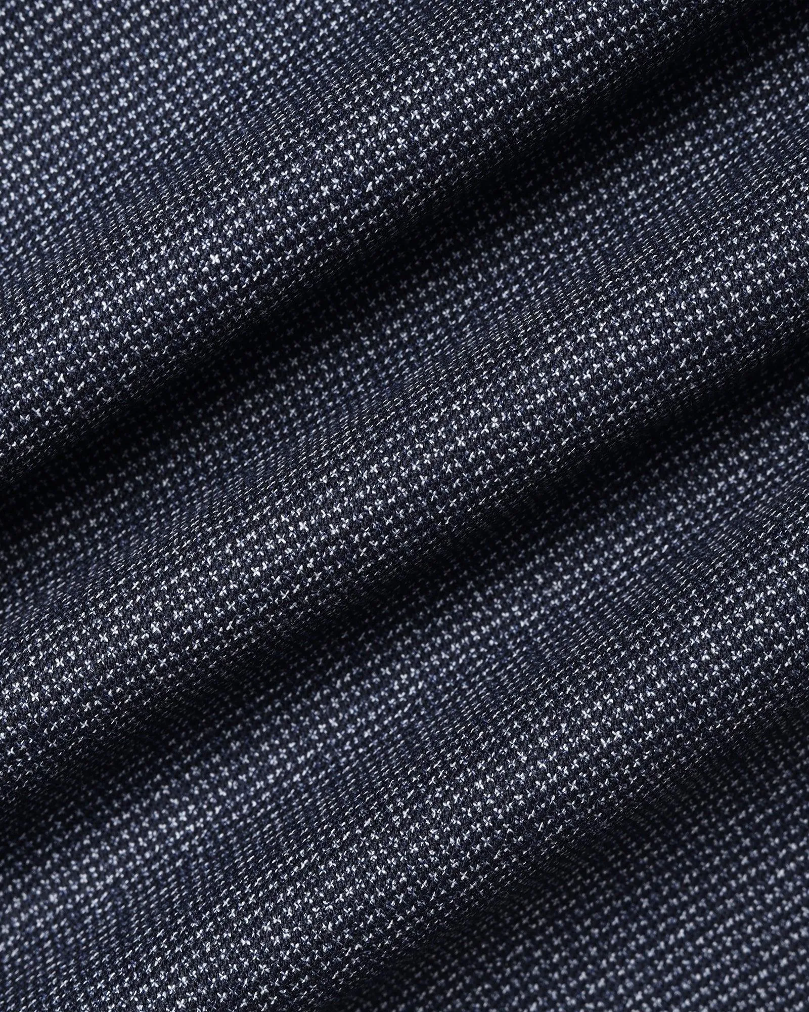 Three Piece Navy Textured Formal Suit - Helm