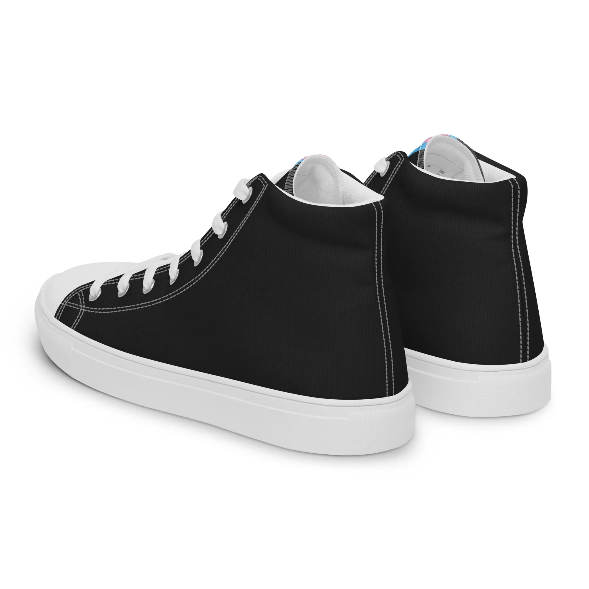 Trans Pride High Top Trainers (female sizes)