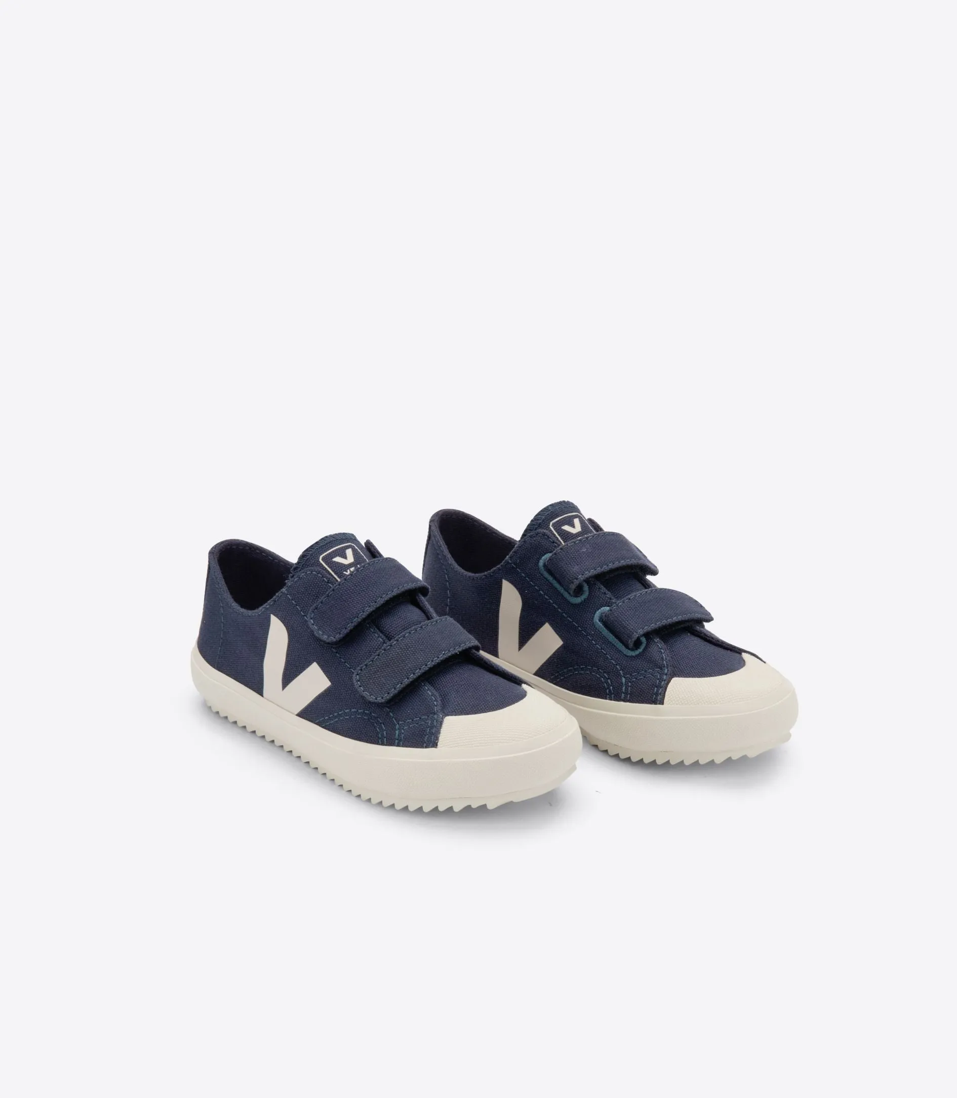 Veja Kids Canvas Ollie Marine Pierre Trainers