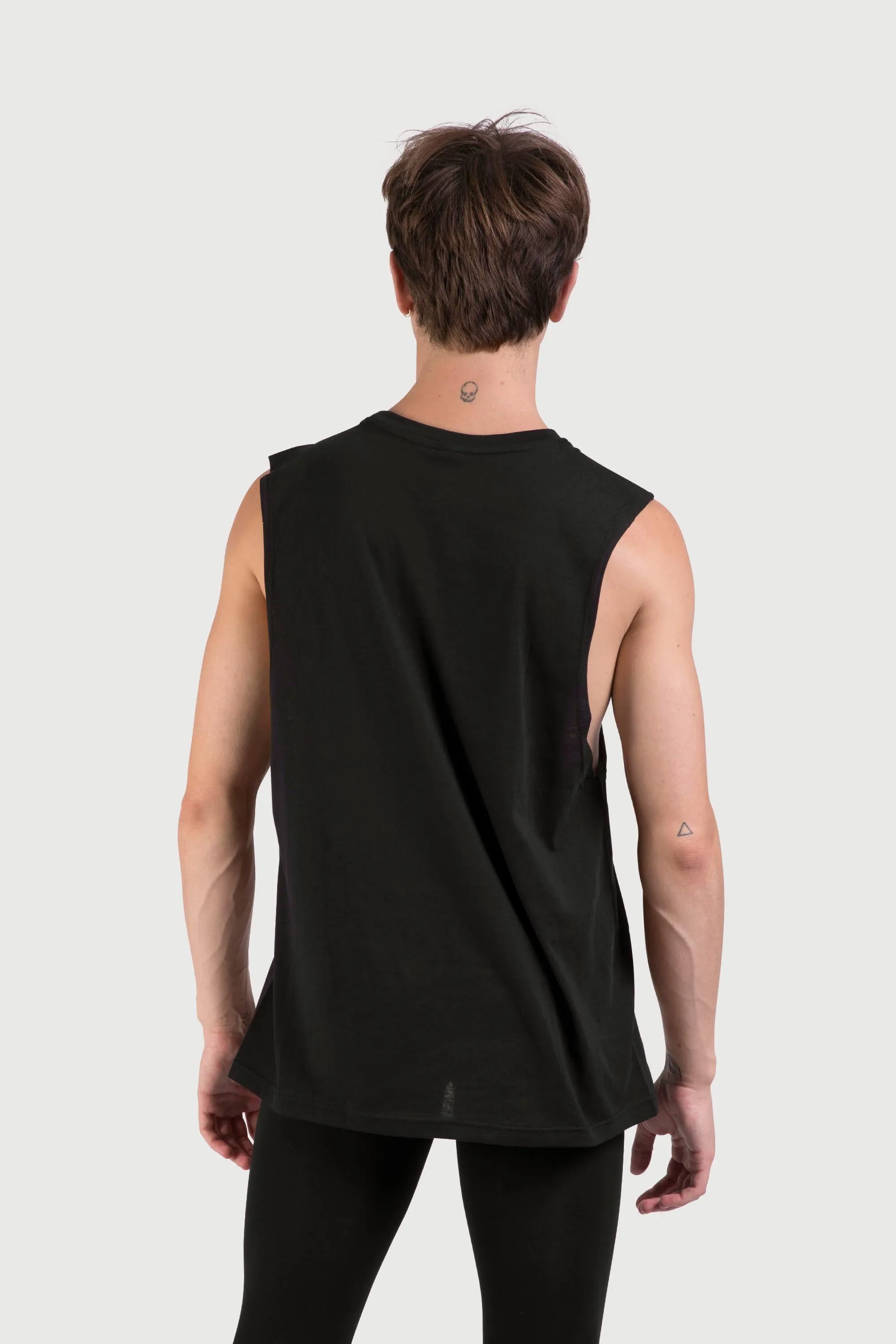 Z0403M - Bloch Harris Relaxed Drop Arm Mens Muscle Tank